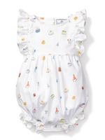 Birthday Wishes Ruffled Romper