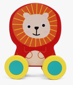 
            
                Load image into Gallery viewer, Little Leo Wooden Lion Vehicle Toy
            
        