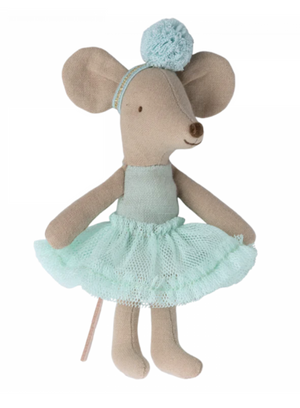 
            
                Load image into Gallery viewer, Ballerina mouse, Little Sister - Light Mint
            
        