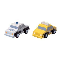 City Taxi And Police Car by PLANToys