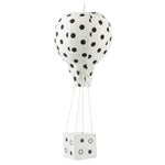 Black Polka Dot Hot Air Balloon Mobile