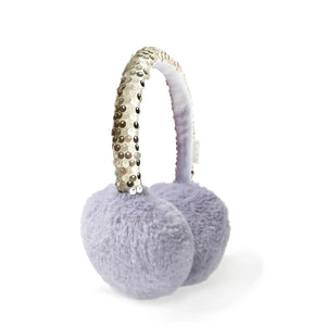 Shimmer Sequin Earmuffs Lilac by Rockahula Kids