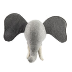 Wool/Felt Elephant Wall Head