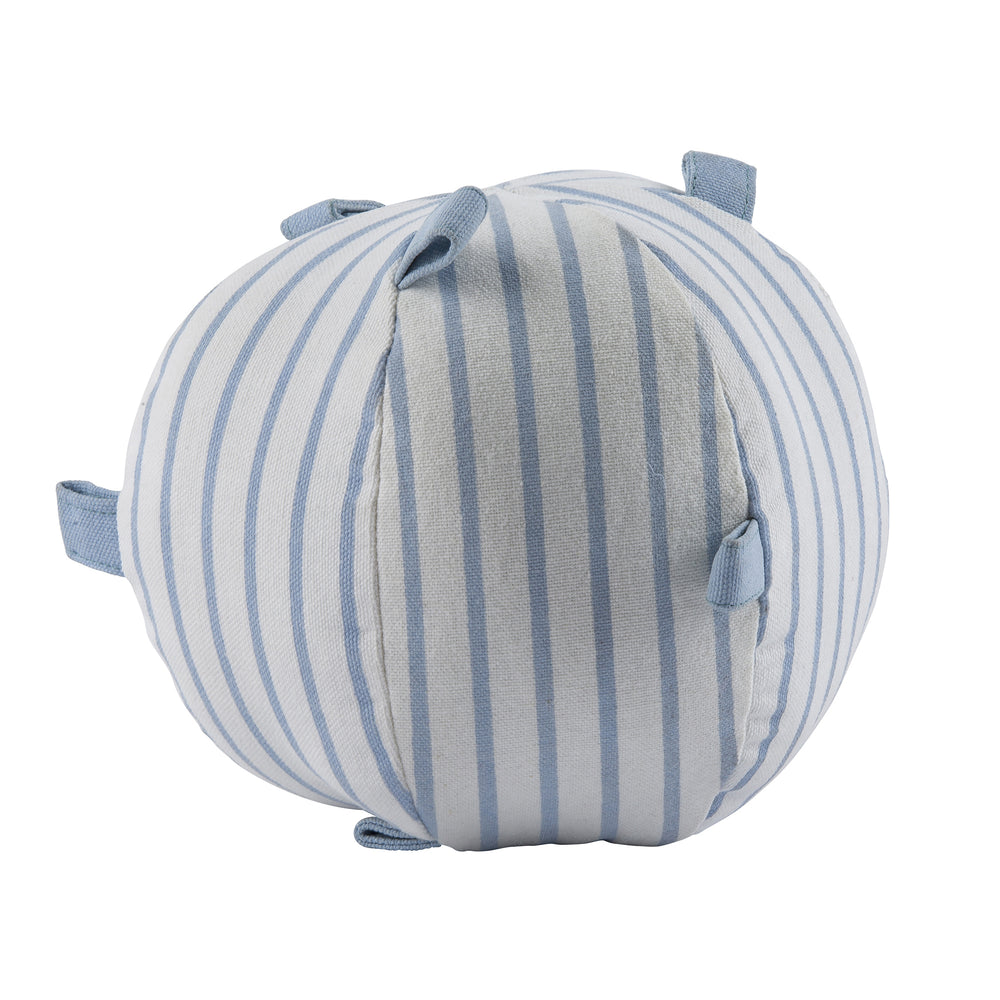 
            
                Load image into Gallery viewer, Light Blue Pinstriped Rattle Ball
            
        